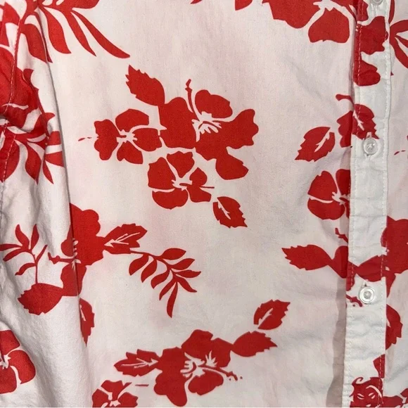 Denim & Flower Ricky Singh Vibrant Red Floral Shirt size M - Picture 9 of 15